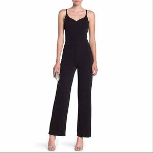 NWT MAX & ASH Metallic V-Neck Jumpsuit
